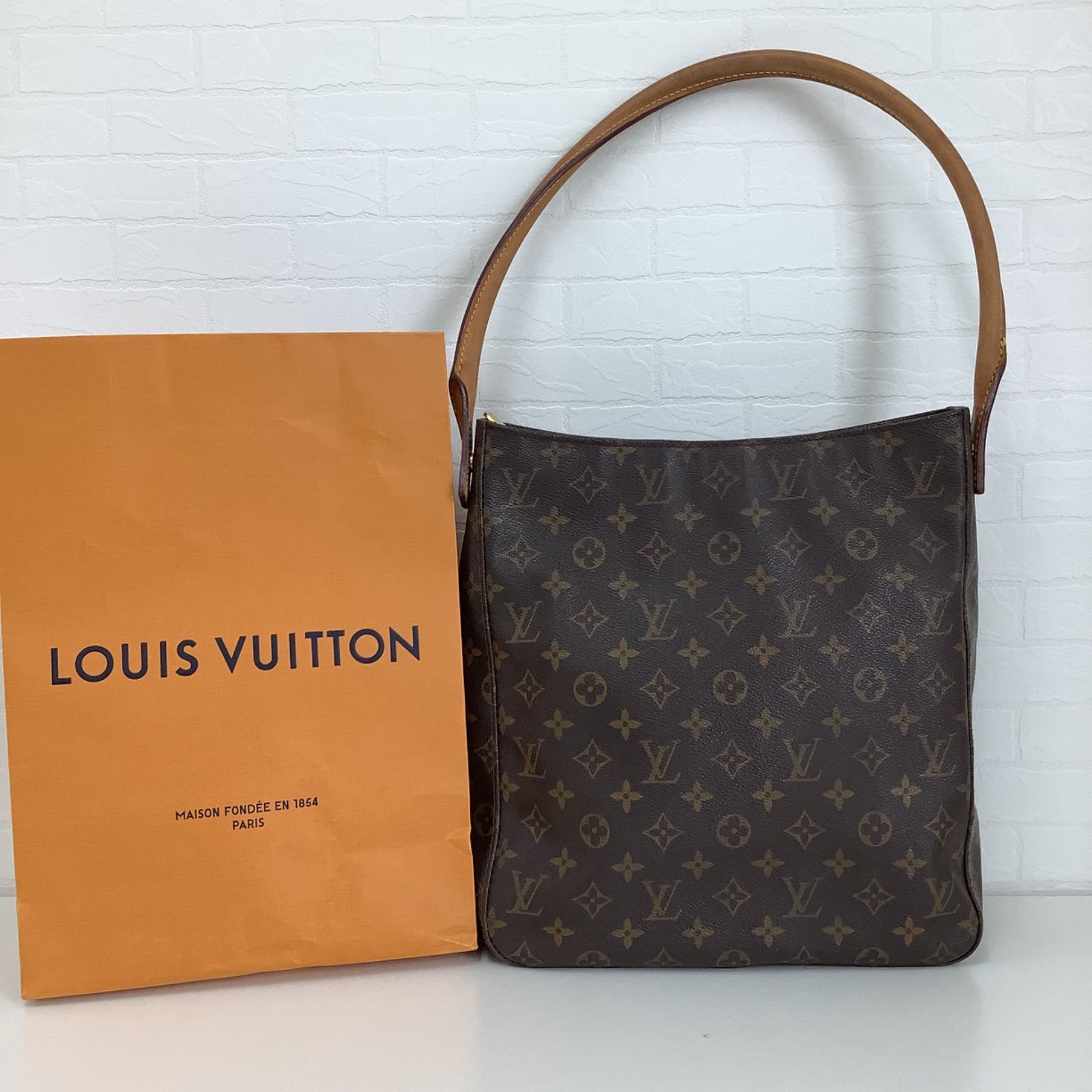 LOUIS VUITTON ルイヴィトン ハンドバッグ モノグラム ルーピング GM 