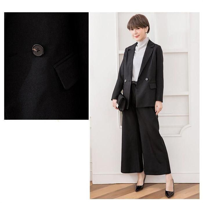 2点上下セット レディース スーツ ワイドパンツ セレモニー ママ母