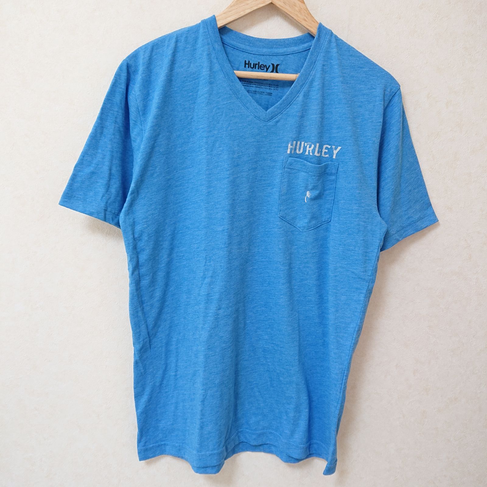 w^)b Hurley ハーレー 半袖 Tシャツ カットソー トップス Vネック 胸