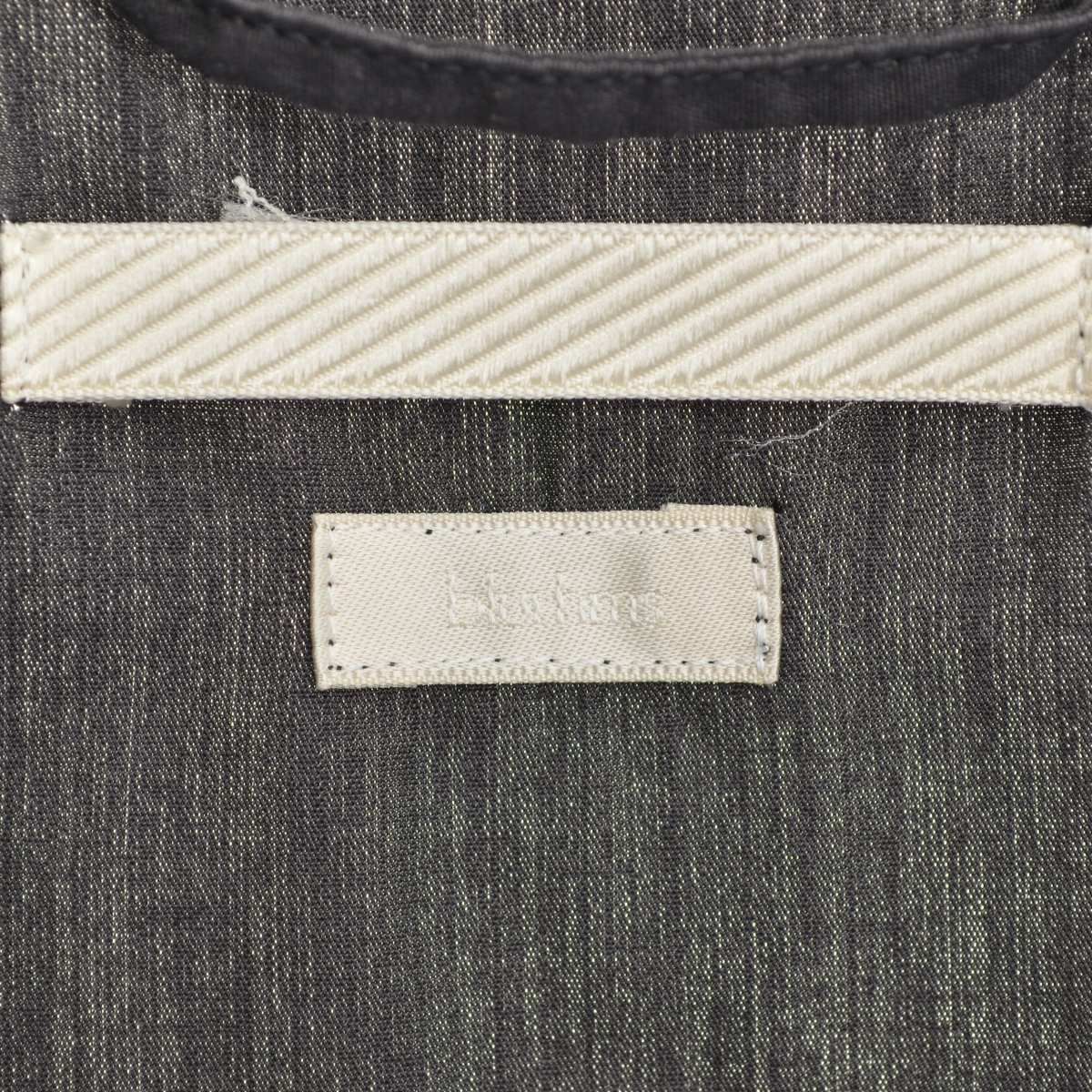 blurhms】BHS20SS019S21 High Count Chambray Stand-up Collar Shirt