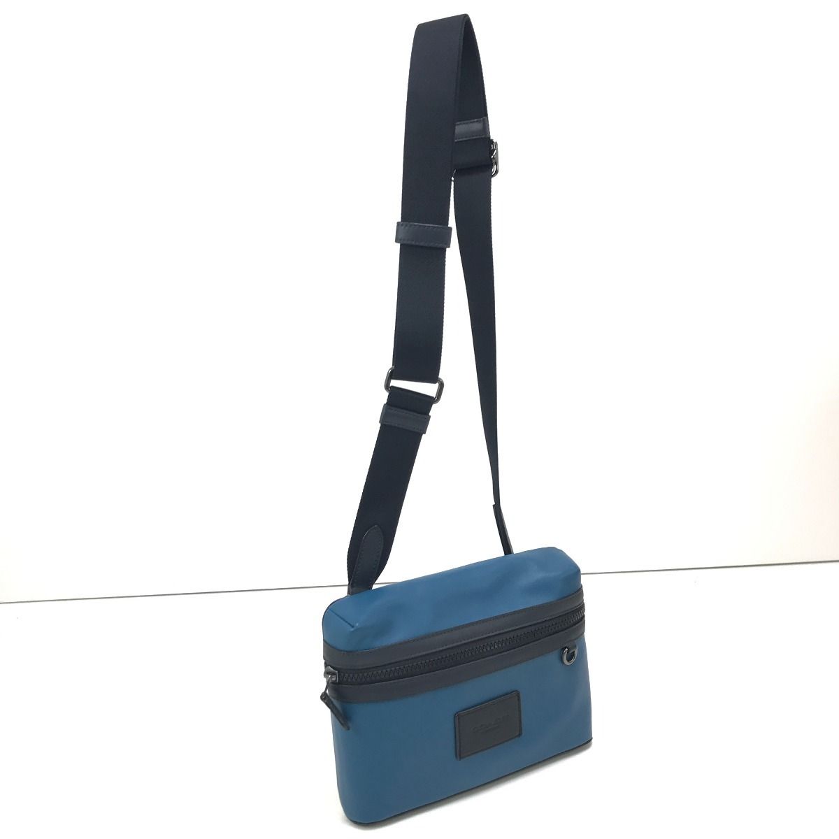 COACH コーチ ショルダーバッグ レザー C1606 ブルー 【公式通販】