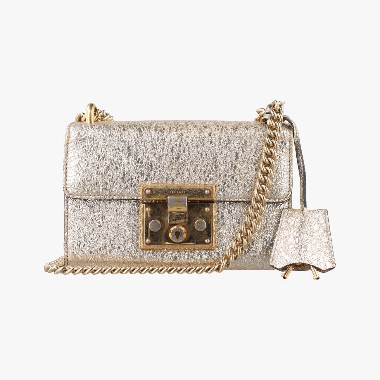 グッチGucciパドロックゴールドPVCコーティングキャンバス409487C019254313
