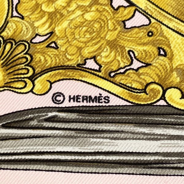 HERMES カレ45 プチカレ ETRIERS 鐙 馬具柄 スカーフ - バンダナ/スカーフ