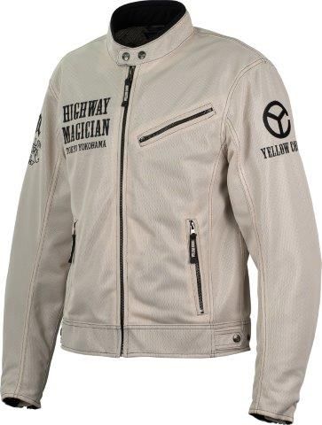 ライトメッシュジャケット アイボリー Lサイズ YB-5121 イエローコーン