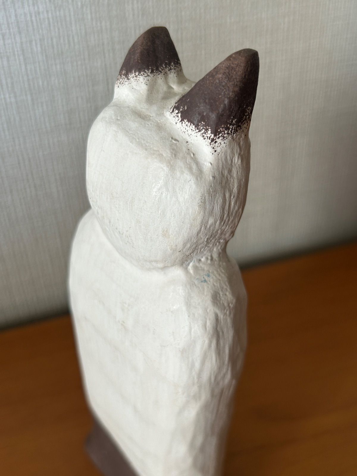 アメリカ木彫作家 猫の置物