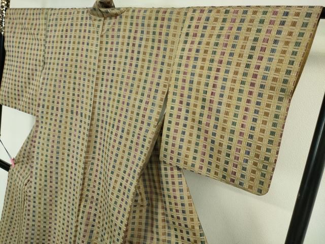 平和屋本店■極上　紬　格子　逸品　DZAA4702kh5 平和屋本店□極上 紬 格子 逸品 DZAA4702kh5 - メルカリ