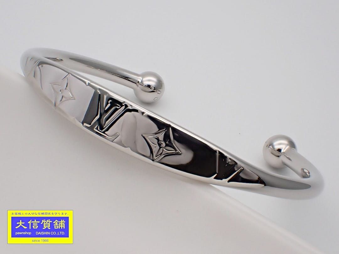 LOUIS VUITTON ルイ・ヴィトン バングル ジョンク モノグラム LVロゴ