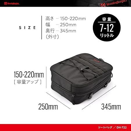 デイトナ バイク用シートバッグ