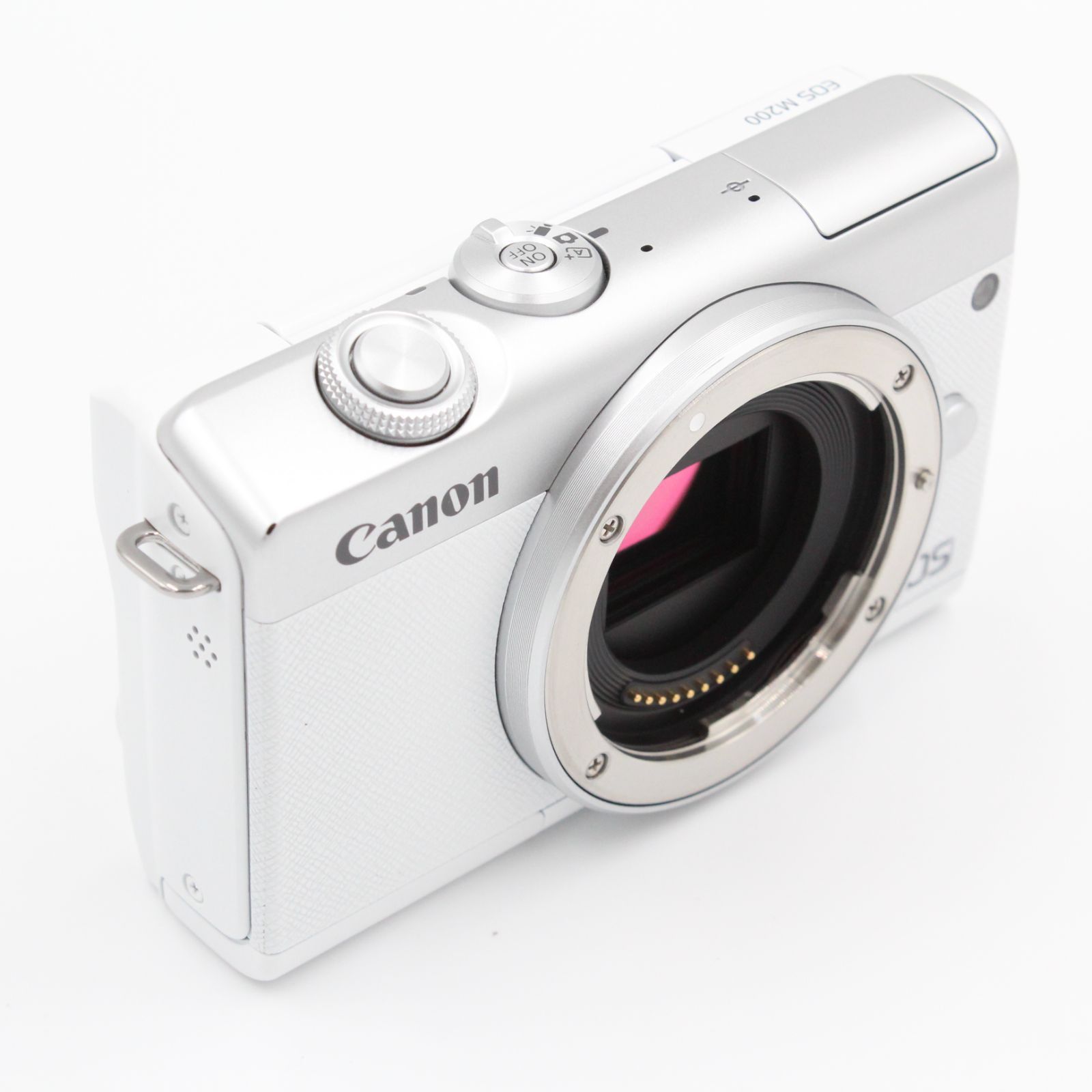 ☆新品級☆ CANON キヤノン EOS M200 ボディ ホワイト - メルカリ