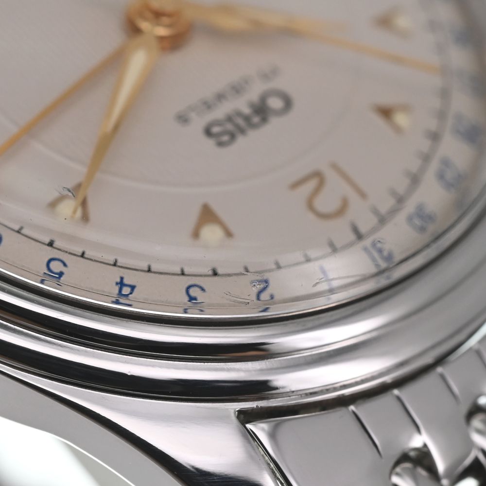 オリス oris 7403 ポインターデイト 裏スケ 自動巻き オリス oris 7403 ポインターデイト 裏スケ 自動巻き オリス ORIS