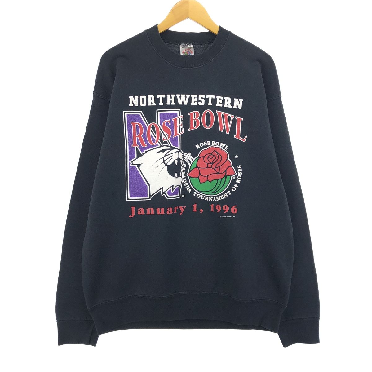 古着 90年代 フルーツオブザルーム FRUIT OF THE LOOM ROSE BOWL 1966 