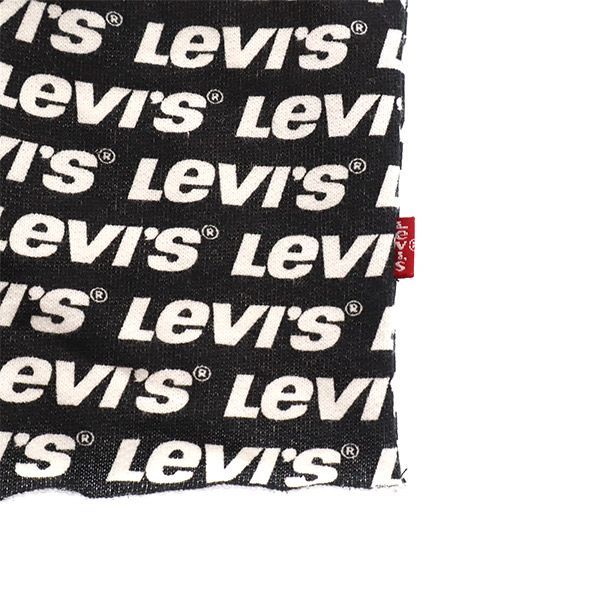 リーバイス ロゴプリント柄 スウェット S ホワイト×ブラック Levi's