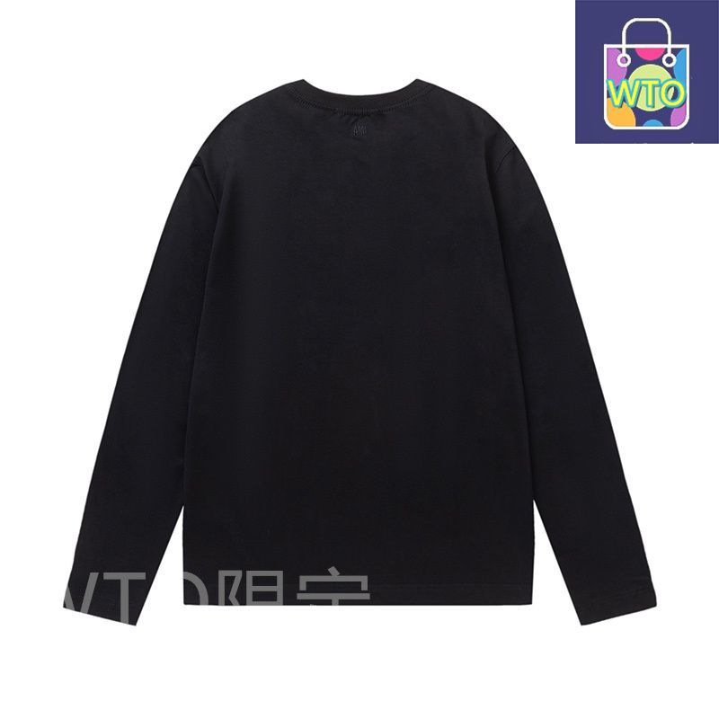 ★AMI★レッド ハート ロゴ Tシャツ ロンT★韓国大人気★送料込 本日限定特価】Ami ハートロゴ ロングスリーブTシャツ [本日特価