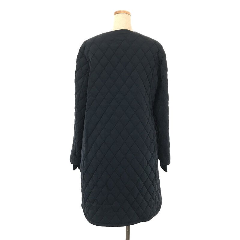 タトラス MIMI ダウンコート キルティング ノーカラー ブラック 02 タトラス MIMI ダウンコート キルティング ノーカラー ブラック 02