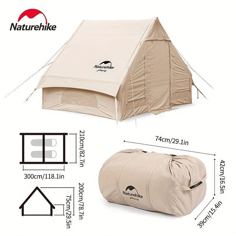 Naturehike Aフレームテント ベージュ Naturehike公式ショップ ロッジ