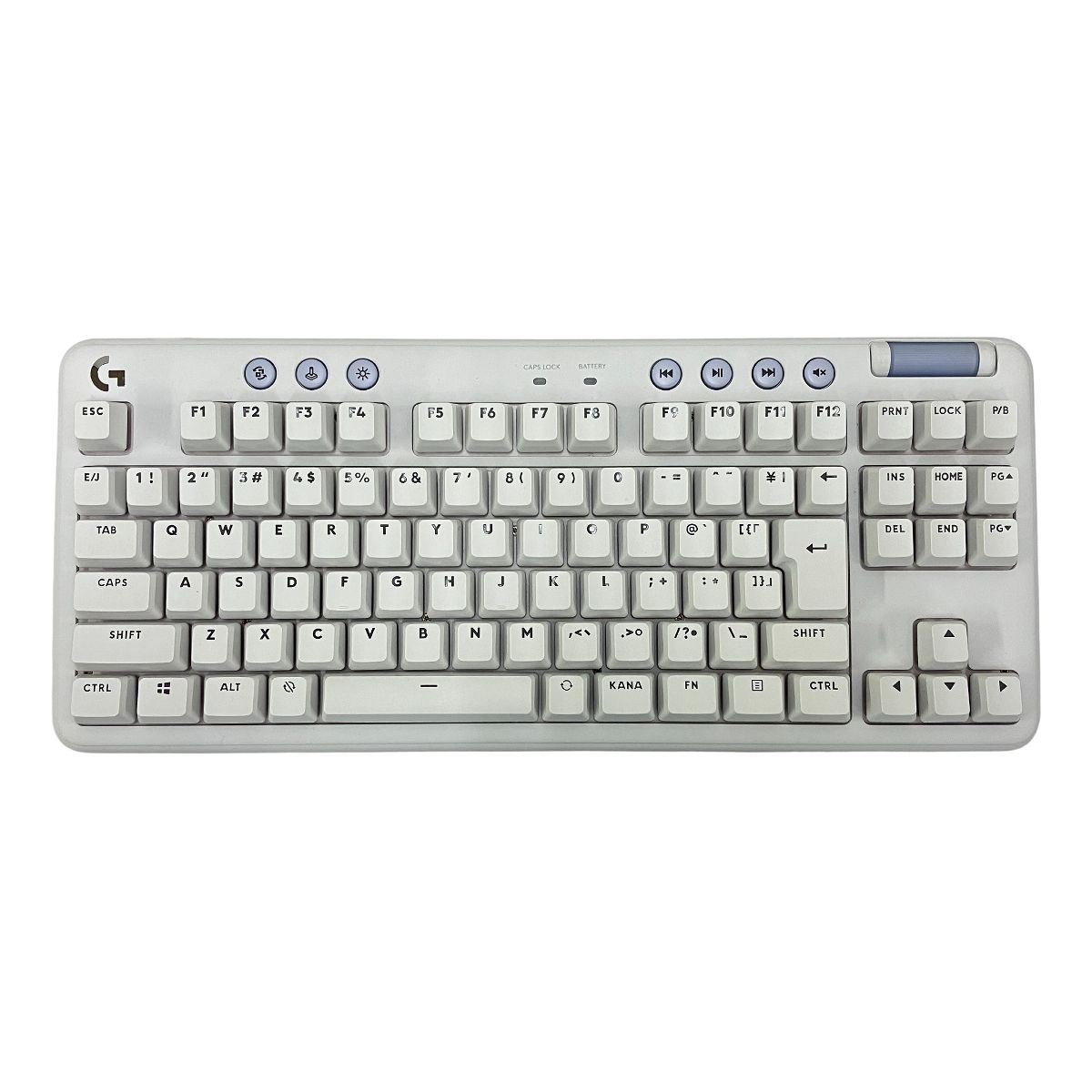 Logicool G715 YR0085 LIGHTSPEED WIRELESS ゲーミング ワイヤレス キーボード ホワイト パームレスト 良好 T10464447