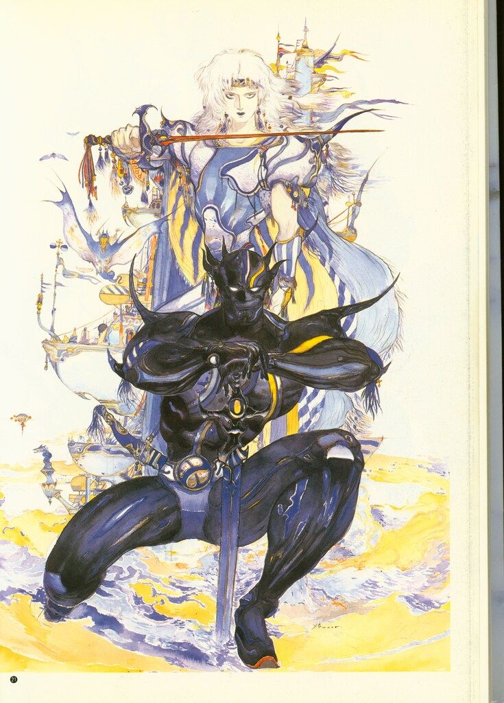 ■天野喜孝 空想画集 DAWN ファイナルファンタジーの世界　NTT出版 天野喜孝空想画集DAWN: ファイナルファンタジーの世界 | 天野