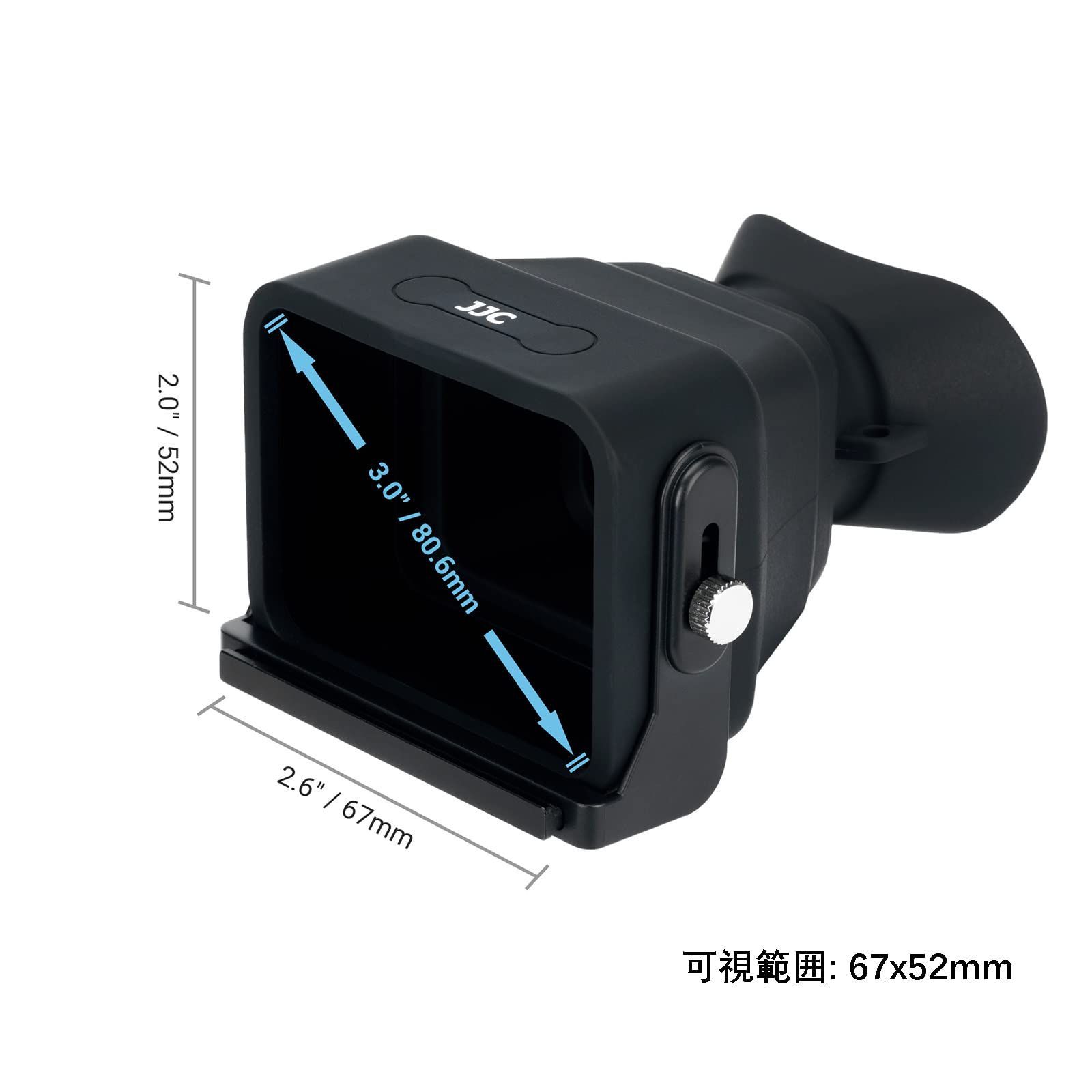 カメラ 新品 JJC LCD ビューファインダー 3.0X LCDスクリーン拡大