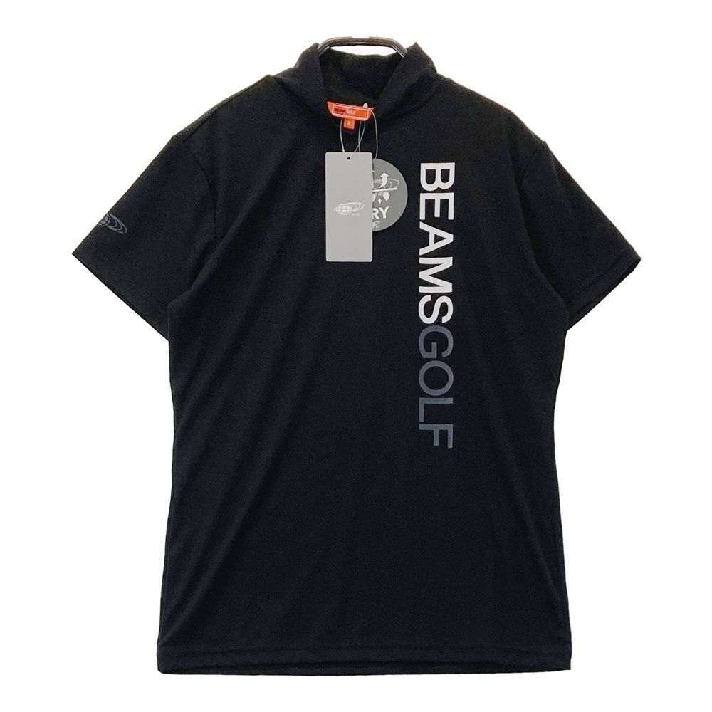 サイズ S BEAMS GOLF ビームスゴルフ モックネック 半袖Tシャツ ブラック系 240101525713 ゴルフウェア レディース ストスト