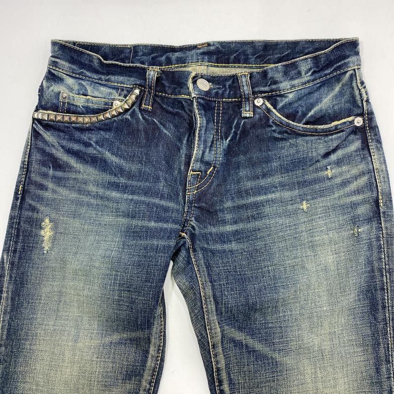 中古】HYSTERIC GLAMOUR KINKY スタッズ フレアデニム size:s