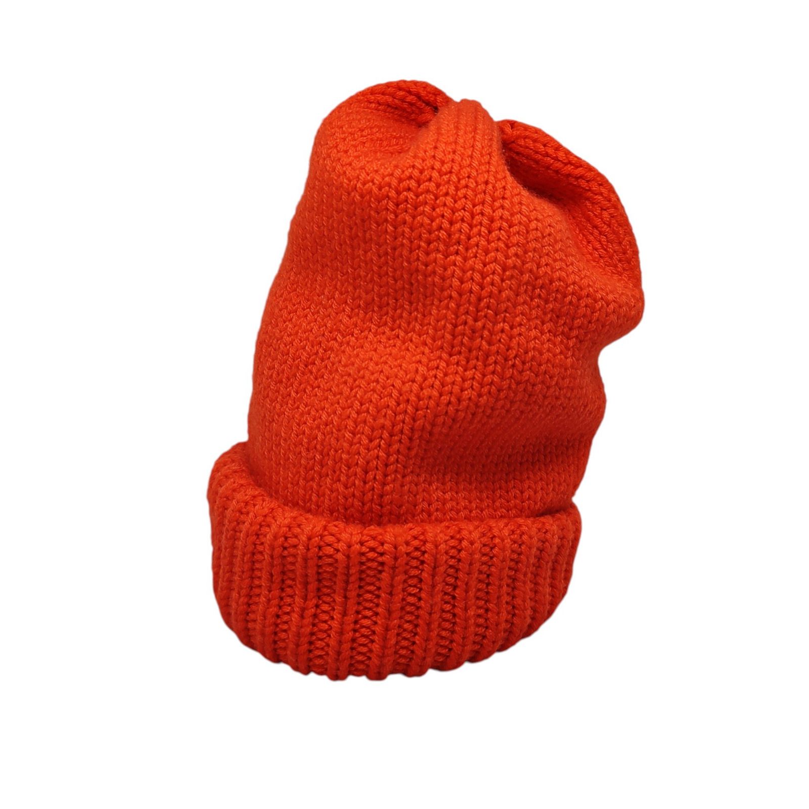 【MONCLER】【新品未使用】レッド　ポンポン付きニット帽 楽天市場】【MONCLER/モンクレール/ロゴワッペン付きケーブル