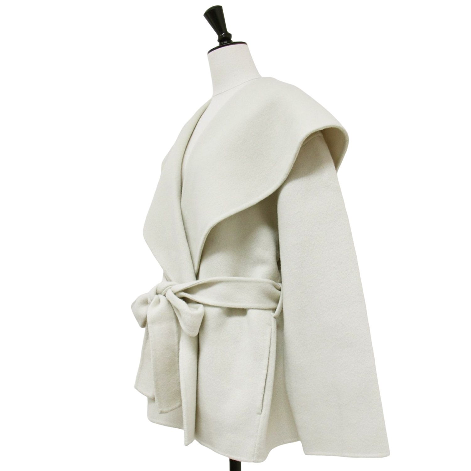 FRAY I.D フレイアイディー コート ウール ホワイト 白 0(S) ショート