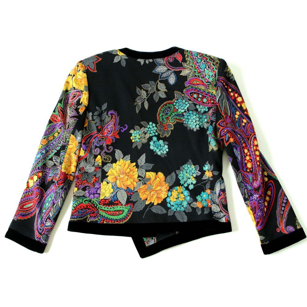 極美品◎レオナ−ル ファッション レディース ウール×シルク  