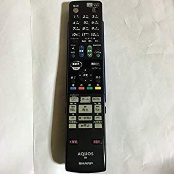 非常に良い】SHARP ブルーレイディスクレコーダー用純正リモコン 割引