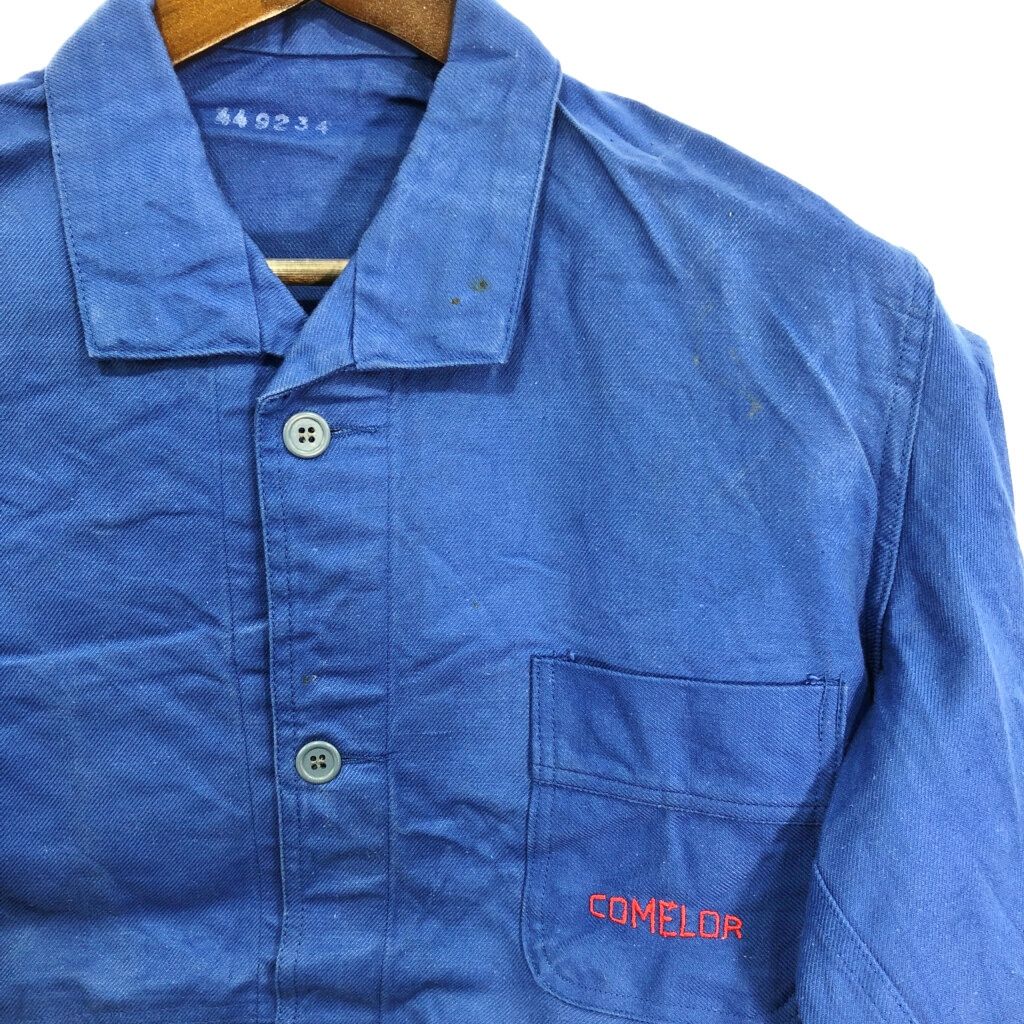 古着 ユーロ ワーク ジャケット 60s~ EURO work jacket indigo blue BP ドイツ製 ユーロワーク