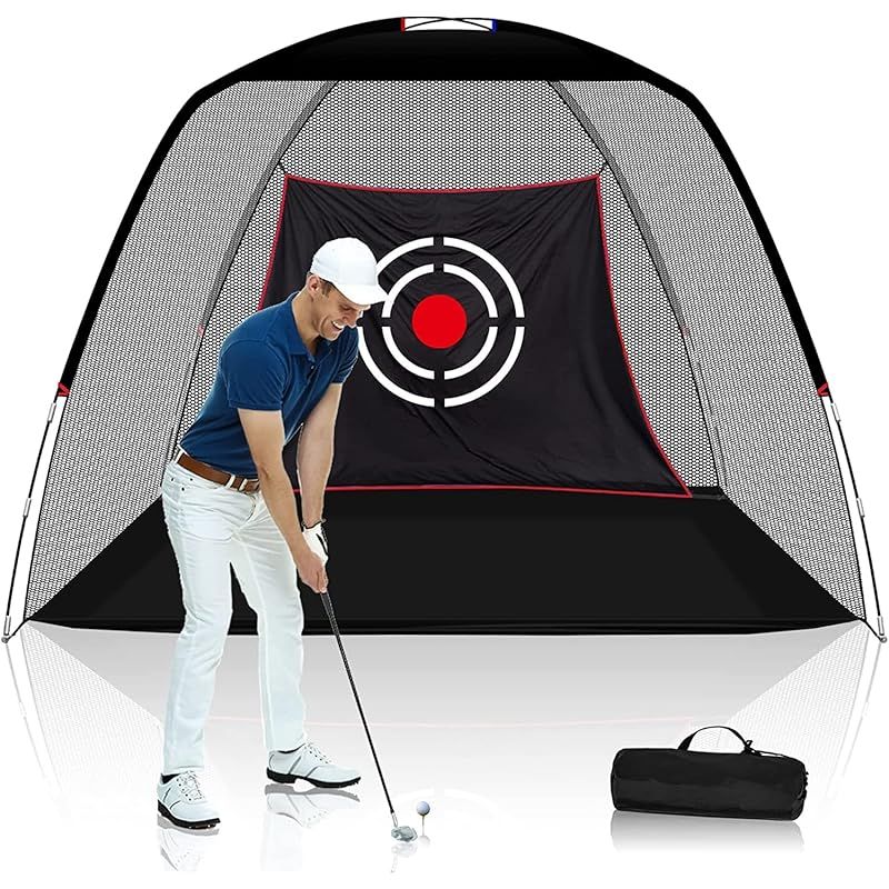 Doubleriver ゴルフネット オンライン 練習用 室内 屋外 兼用 大型 3x1