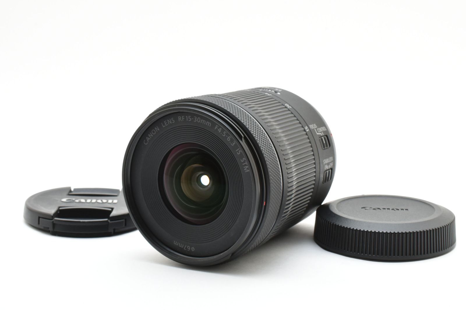 上 キヤノン Canon RF 15-30mm F4.5-6.3 IS STM レンズキャップ付き 完動品 64P25A509177