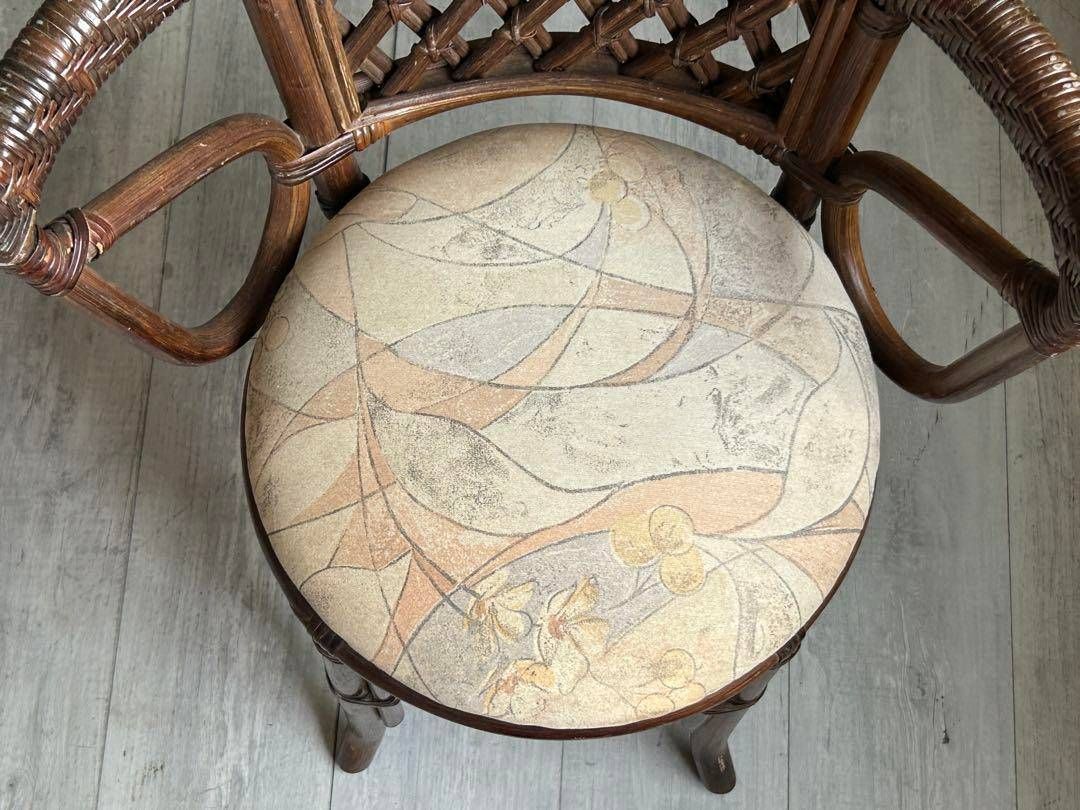 ラタン　籐　ラウンド　英国スタイル　猫脚　クラシック　クラシカル 2脚　nz ラタン 籐 ラウンド 英国スタイル 猫脚 クラシック クラシカル 2脚 nz