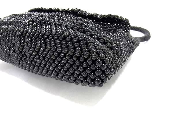 □極美品□ 黒珊瑚 ワンハンドル ハンドバッグ ショルダー 肩掛け