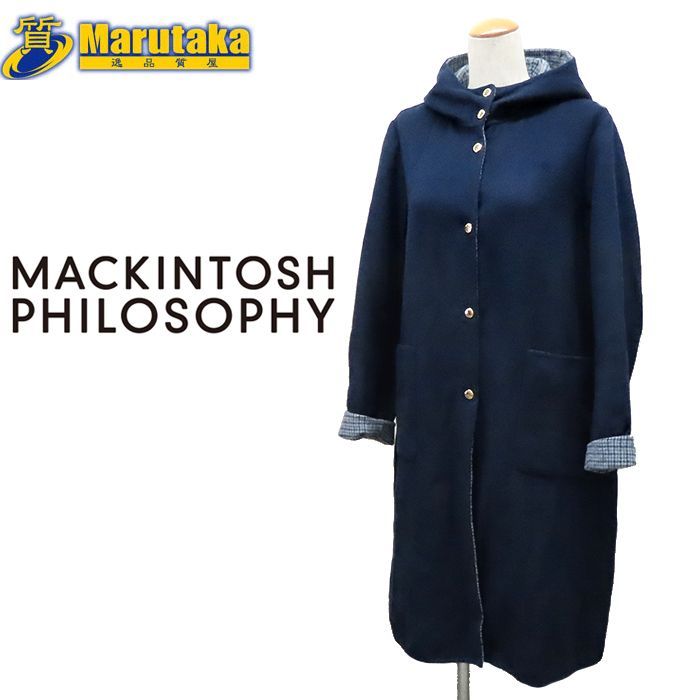 マッキントッシュ フィロソフィー コート #38 M-Lサイズ ネイビー