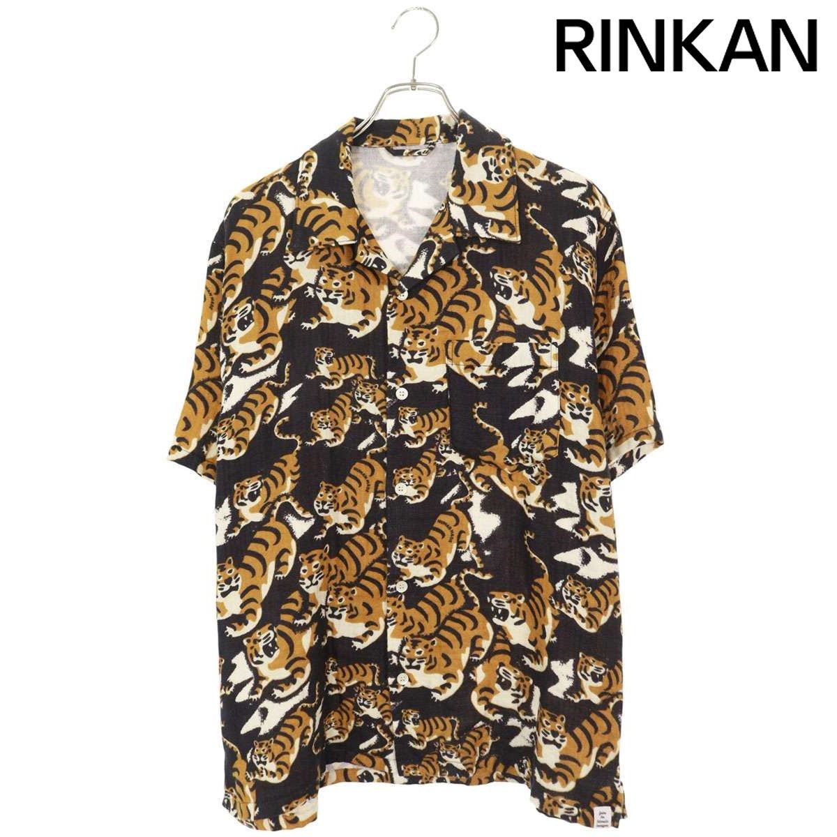 HUMAN MADE TIGER GAUZE ALOHA SHIRT シャツ　L ヒューマンメイド TIGER GAUZE ALOHA SHIRT タイガープリント