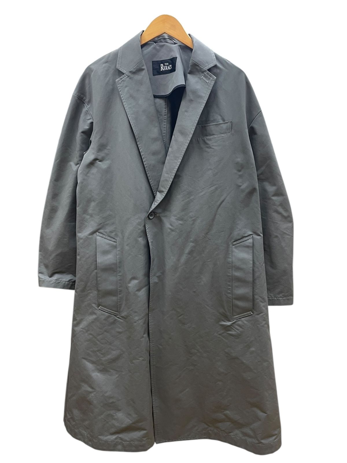 THE RERACS ザリラクス チェスターコート 18FW-RECT-190-2-J 46 グレー メンズ|045