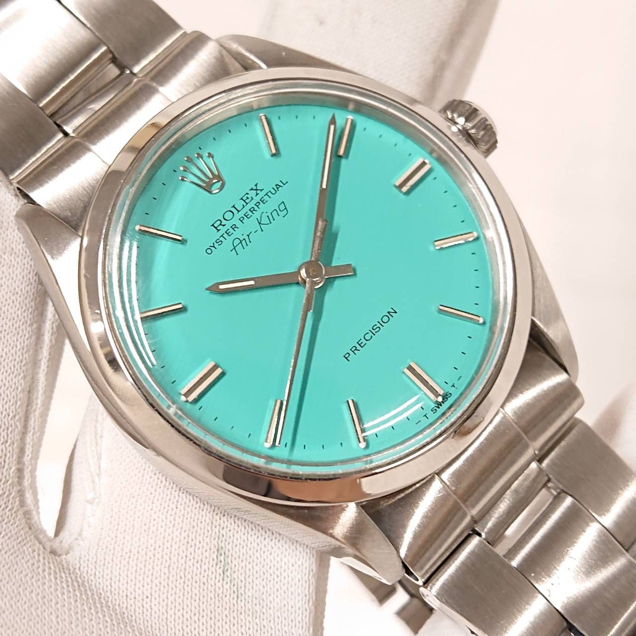 ロレックス ROLEX 5500 オイスターパーペチュアル エアキング 5500 シルバー ROLEX（ロレックス）エアキング アンティーク