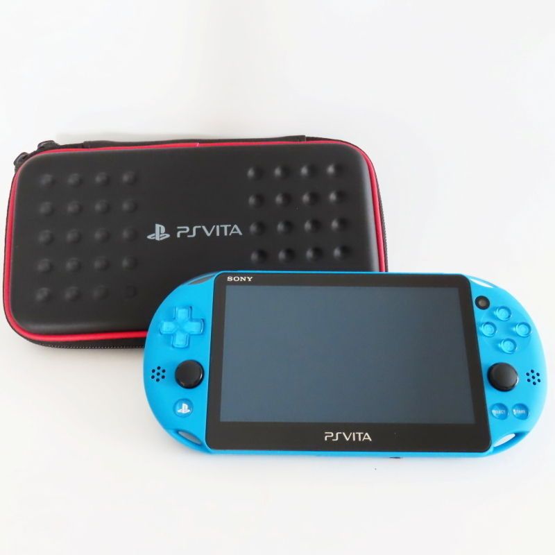K01-s002 SONY PS Vita PCH-2000 アクアブルー 32GB メモリーカード 専用ケース付き 動作確認/初期化済 Amazon | PlayStation Vita Wi-Fiモデル アクア・ブルー(PCH