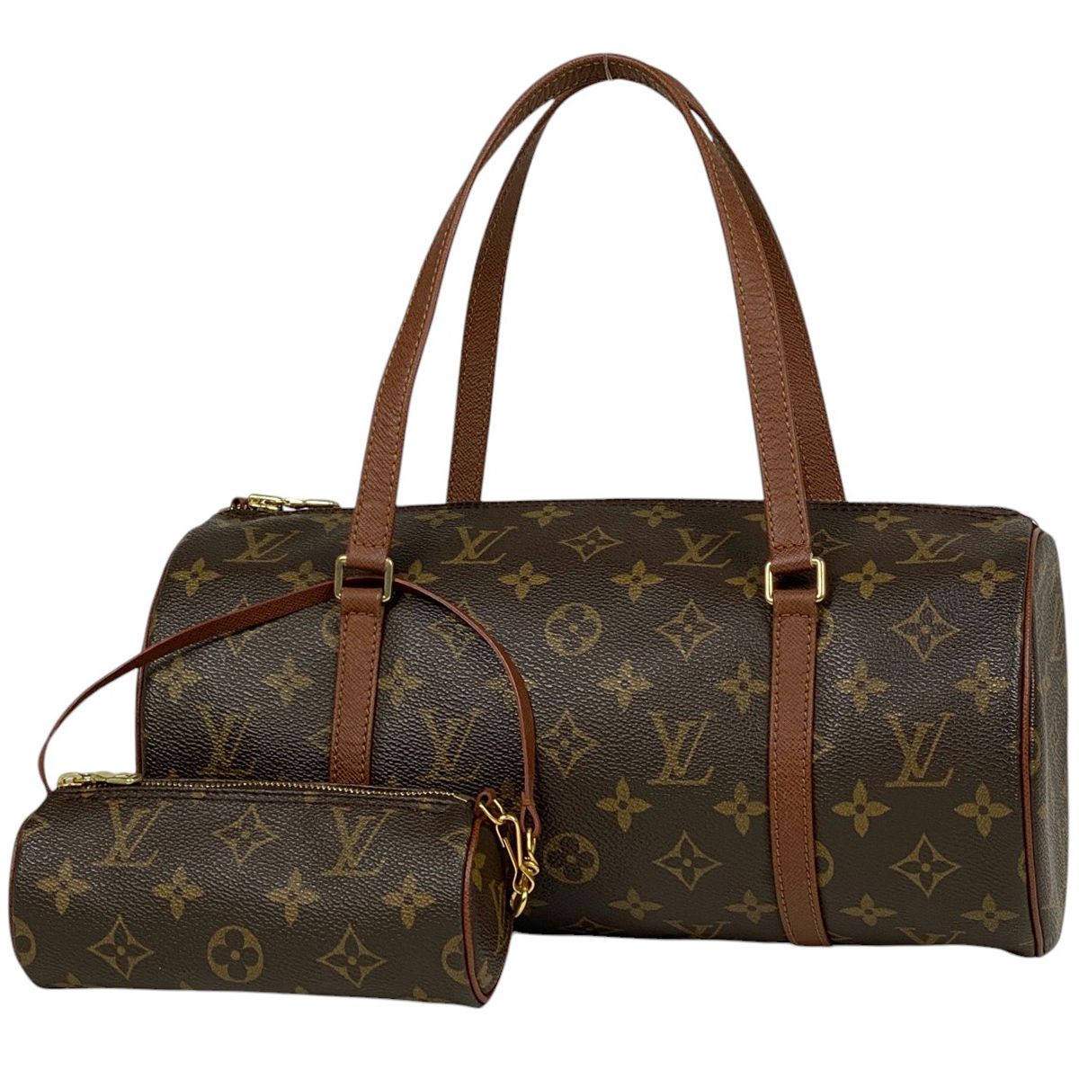 ルイ・ヴィトン Louis Vuitton パピヨン 30 バレルバッグ 筒型 旧旧型 