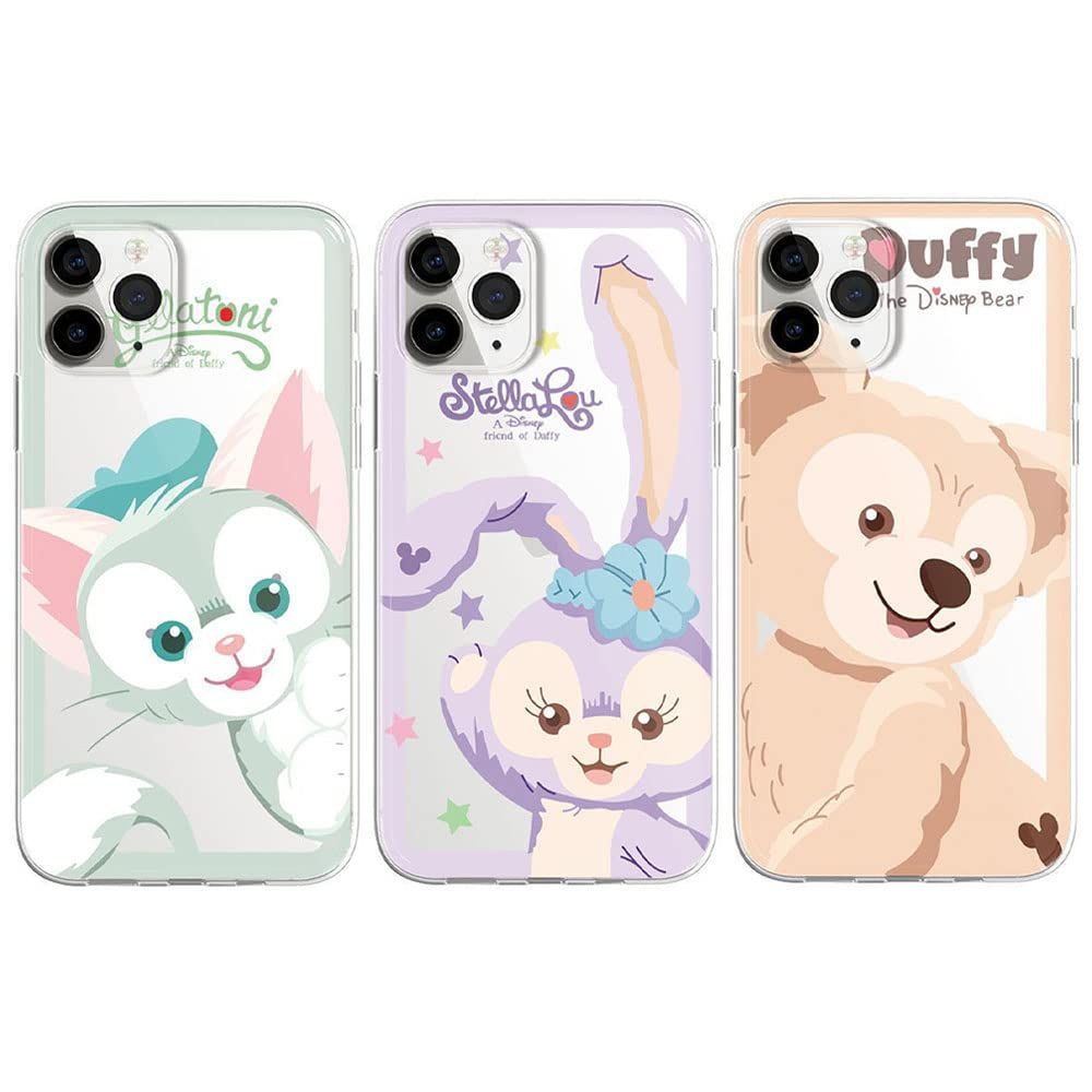 ダッフィー ステラルー iPhone 15 Pro Max 用 ケース カバー スマホケース ダッフィー ステラルー 透明 スマホケース TPU 柔らかい殻 iPhone15 Pro Max 用 ケース かわいい 耐衝撃 黄変防止 傷防止 レン