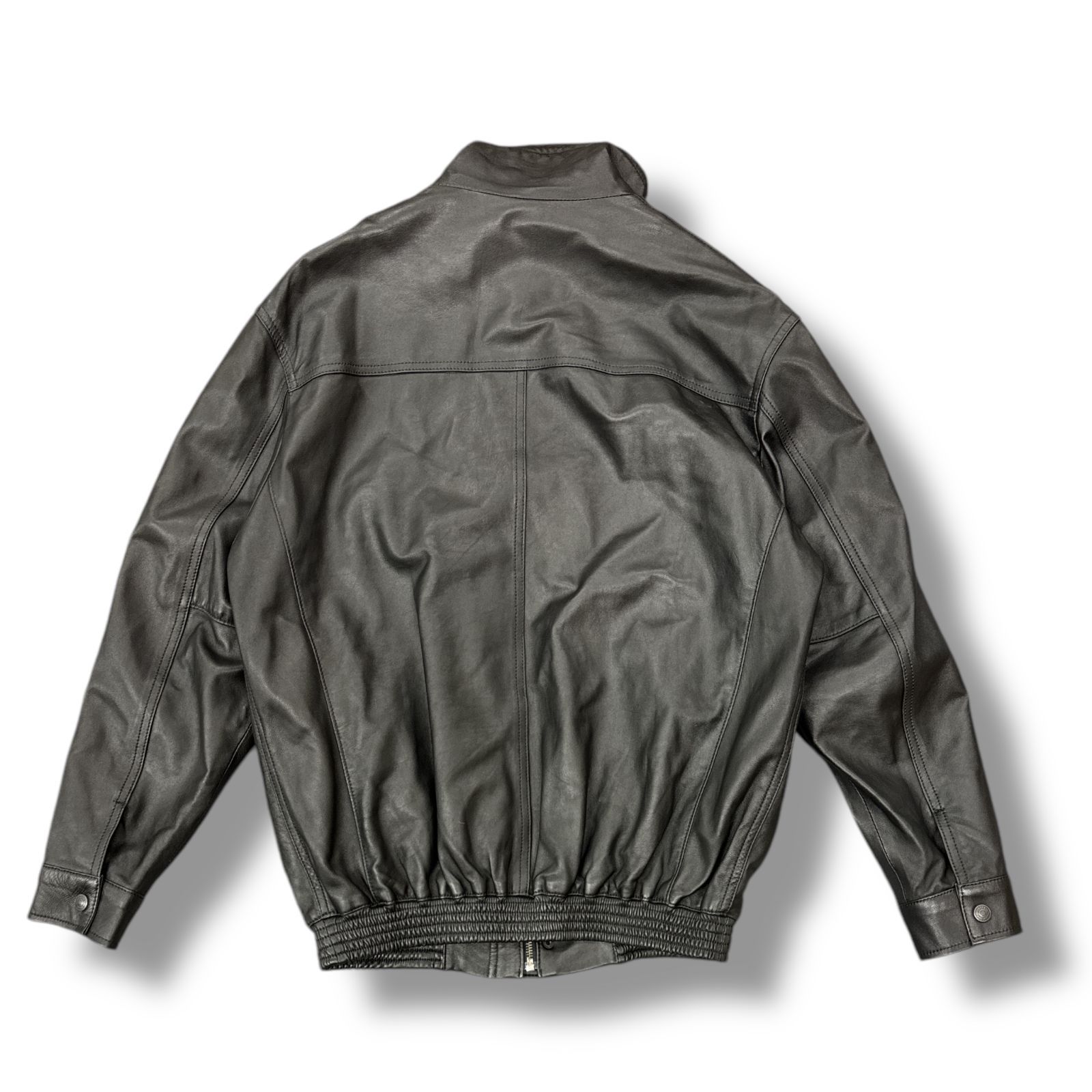 HYSTERIC GLAMOUR ラムレザーオーバーサイズブルゾン