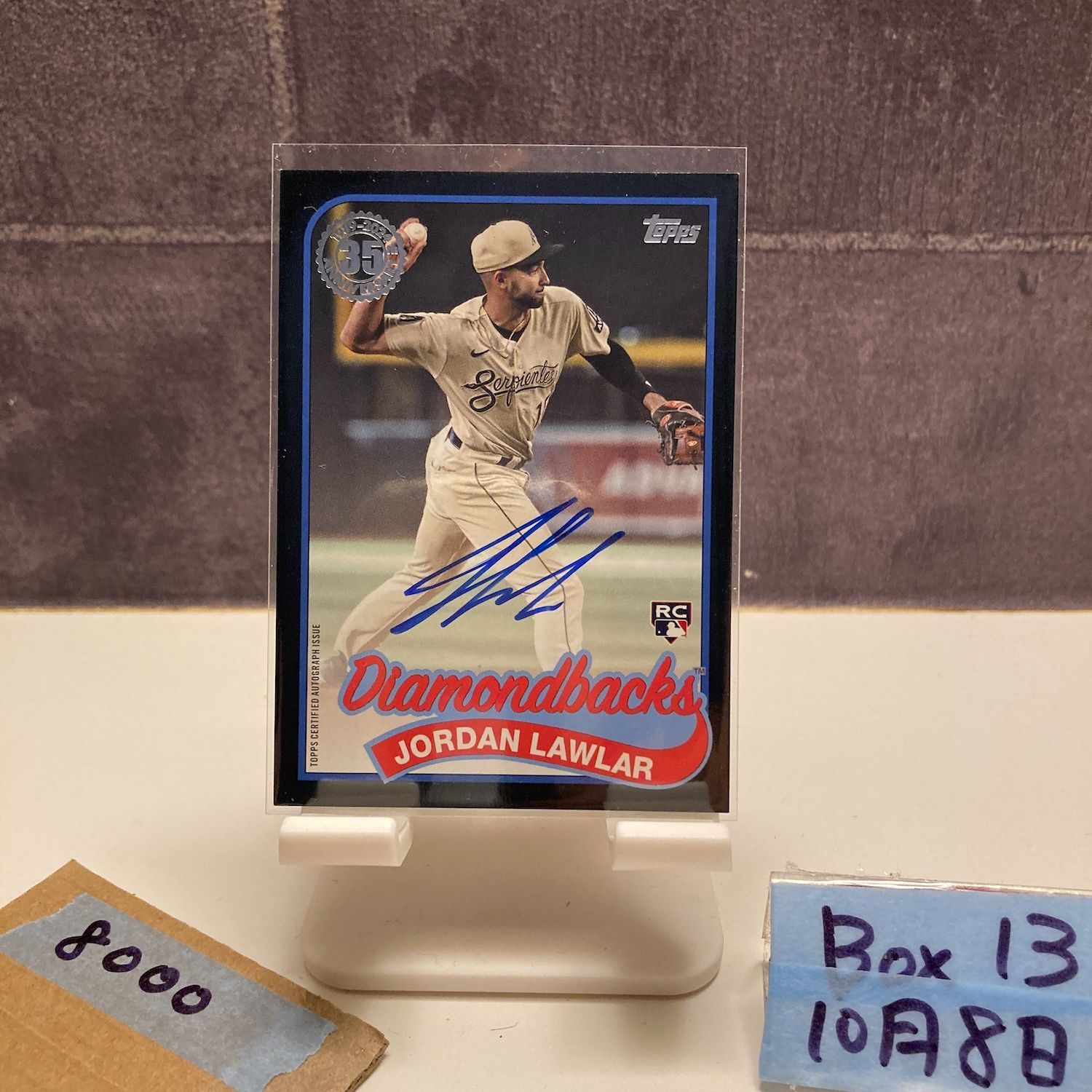 2024 Topps Jordan Lawlar 102/199 最も安い 直筆サインカード