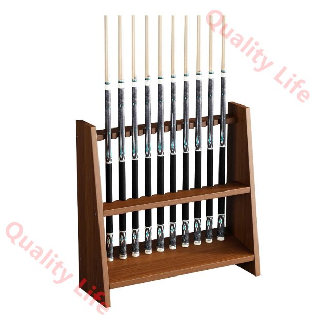 ビリヤード キューラック キュースタンド テーブル 木製 アンティーク