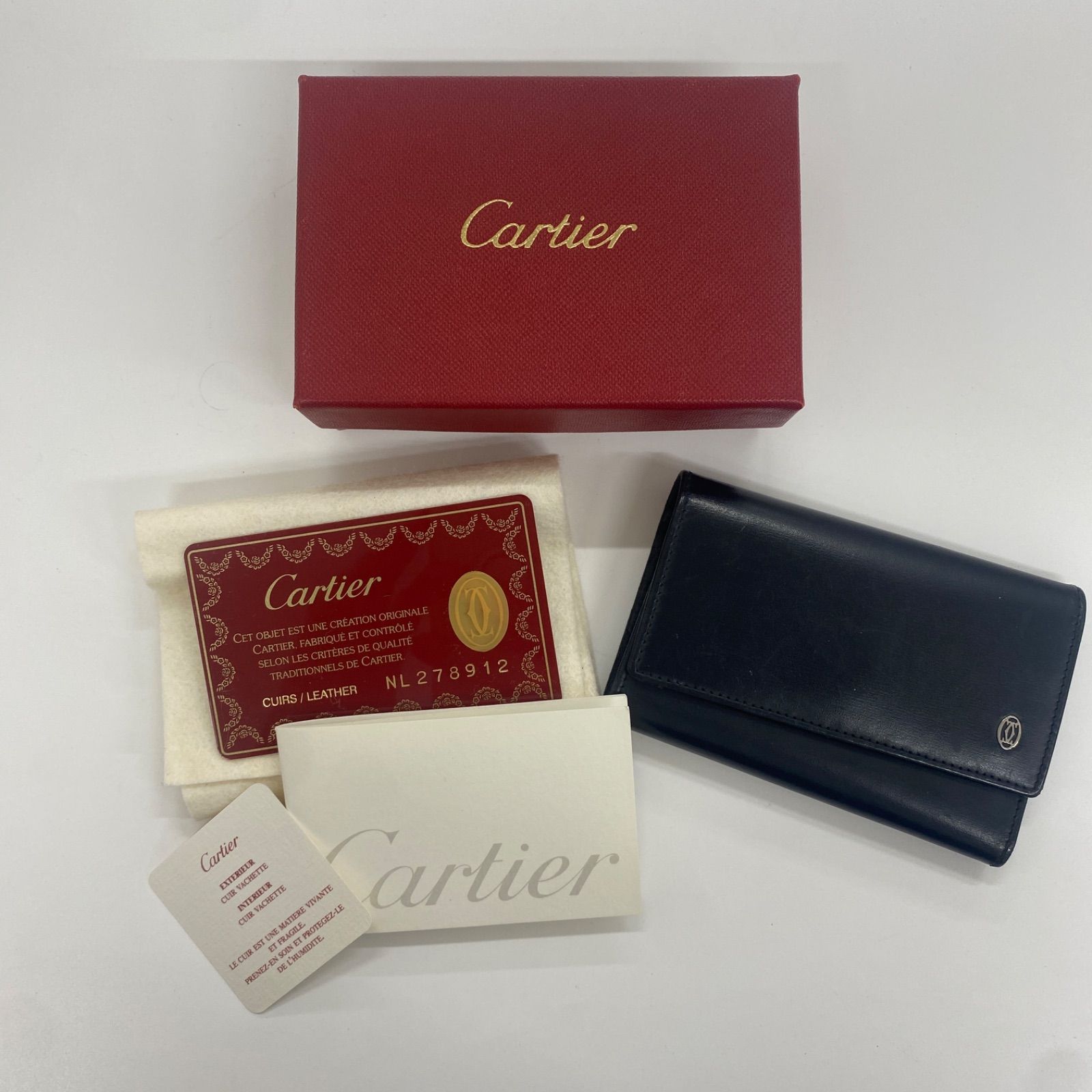 カルティエ Cartier キーケース レザー 管理番号SB674 - メルカリ