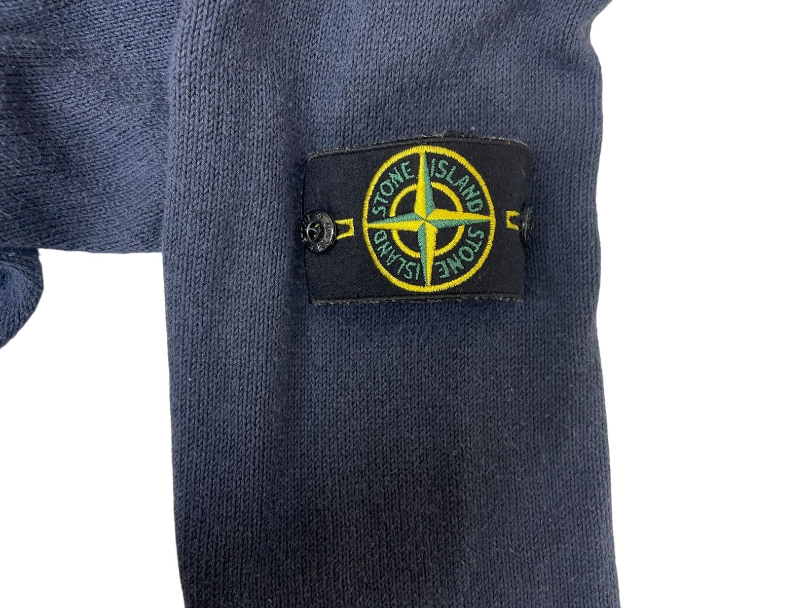 STONE ISLAND (ストーンアイランド) コットンジップパーカー ナイロン 