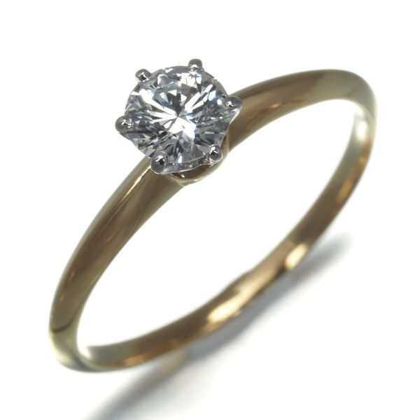 ティファニー リング ダイヤ ダイヤモンド 0.38ct程 ソリティア 一粒  
