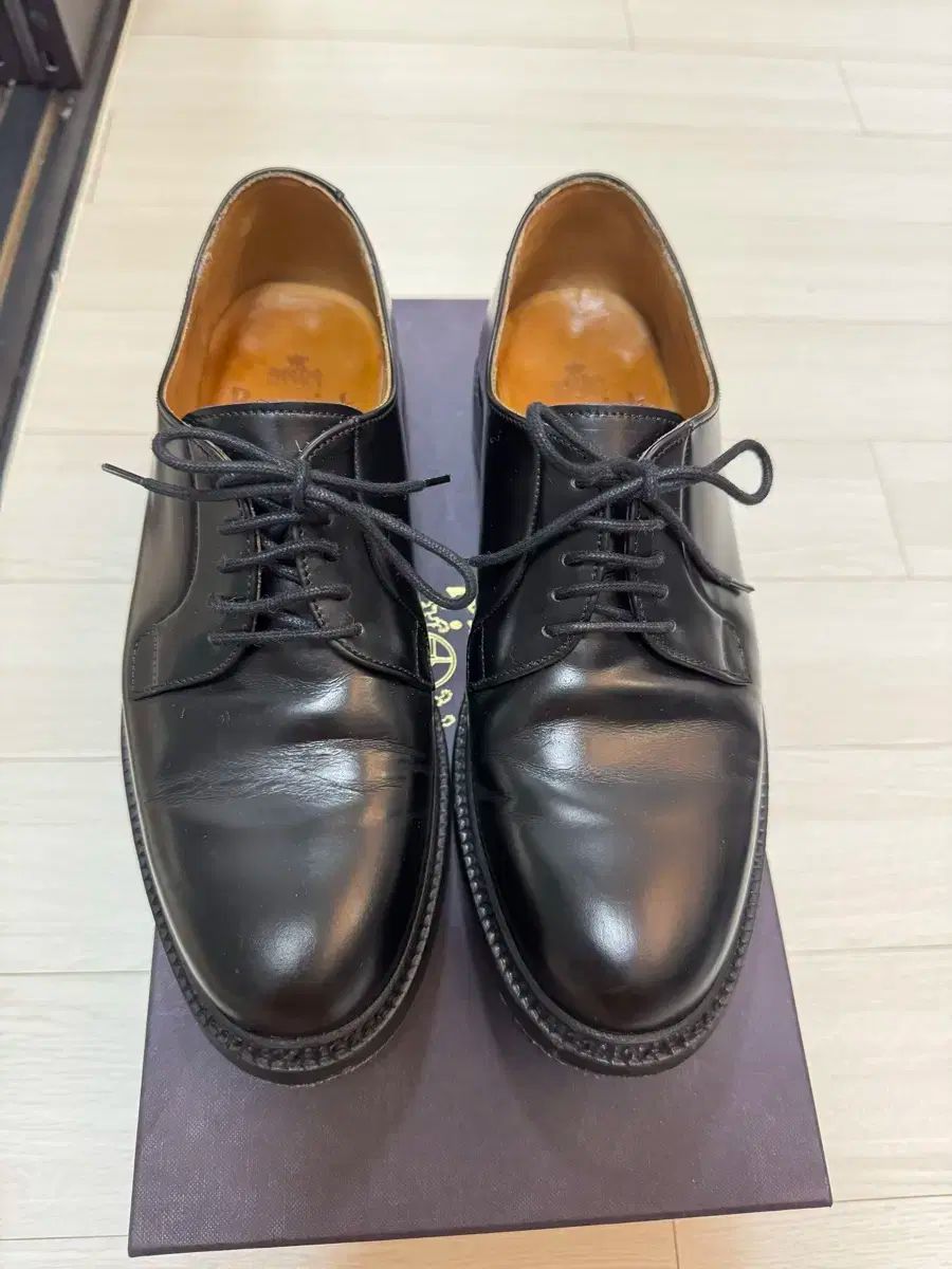 Berwick バーウィック 5341 ブラック ダービーシューズ 5サイズ 240