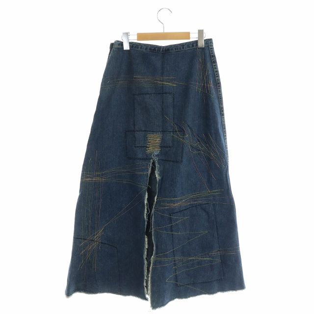 25inch完売 HYSTERIC GLAMOUR スリットデニムロングスカート HYSTERIC GIRLS スリットデニムロングスカート|HYSTERIC GLAMOUR