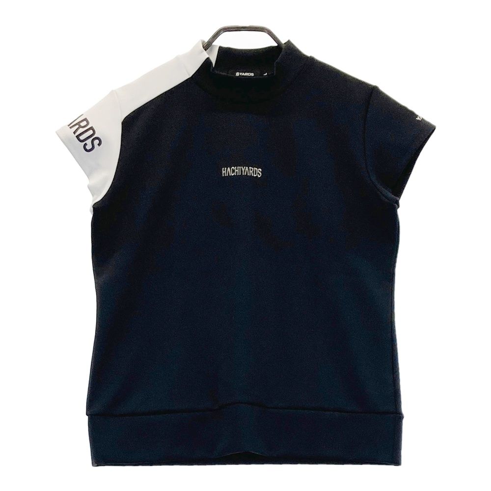 8YARDS ハイネックゴルフシャツ L サイズ：L 8YARDS ハチヤーズ ハイネック 半袖Tシャツ ブラック
