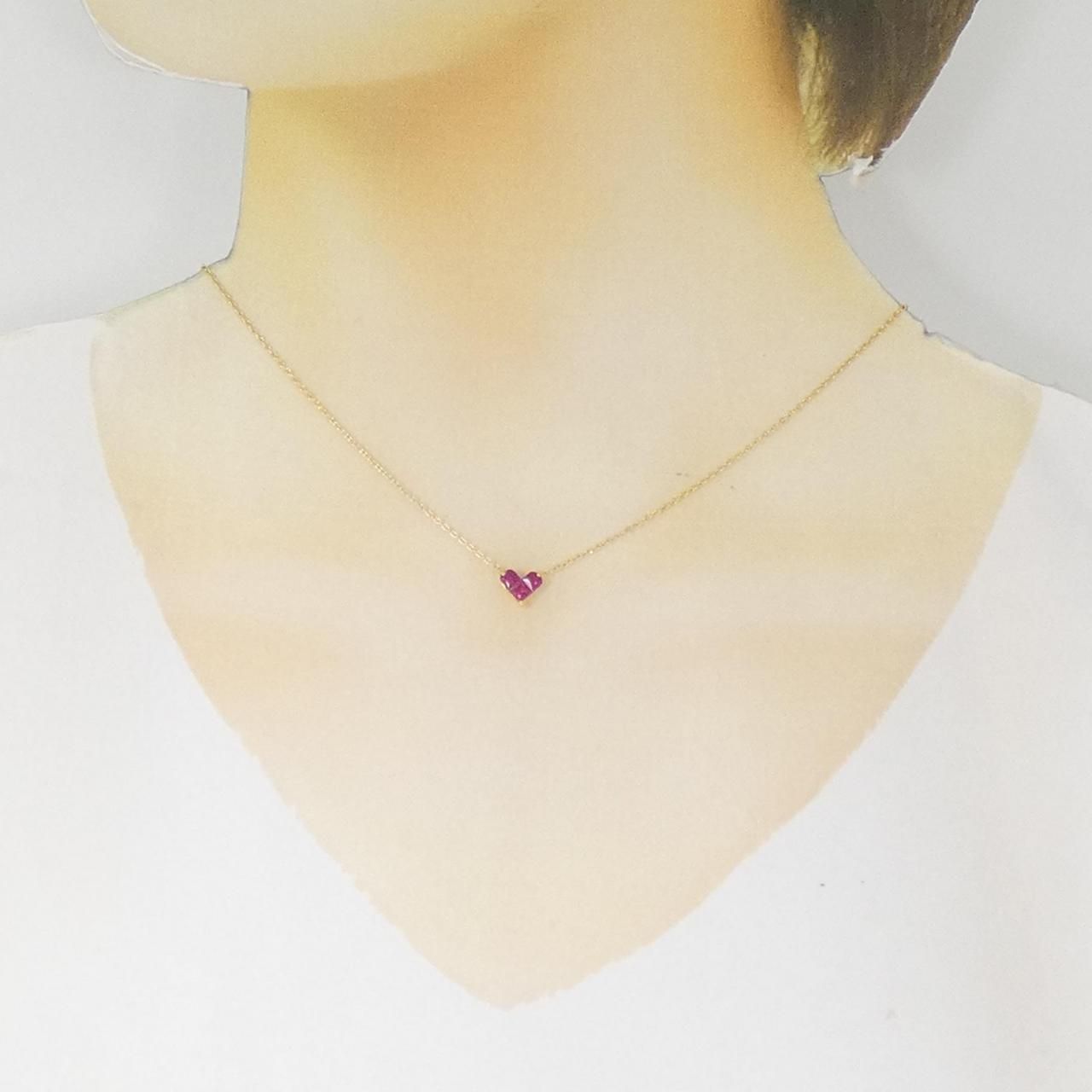 スタージュエリー ミステリアスハート ネックレス 0.50CT